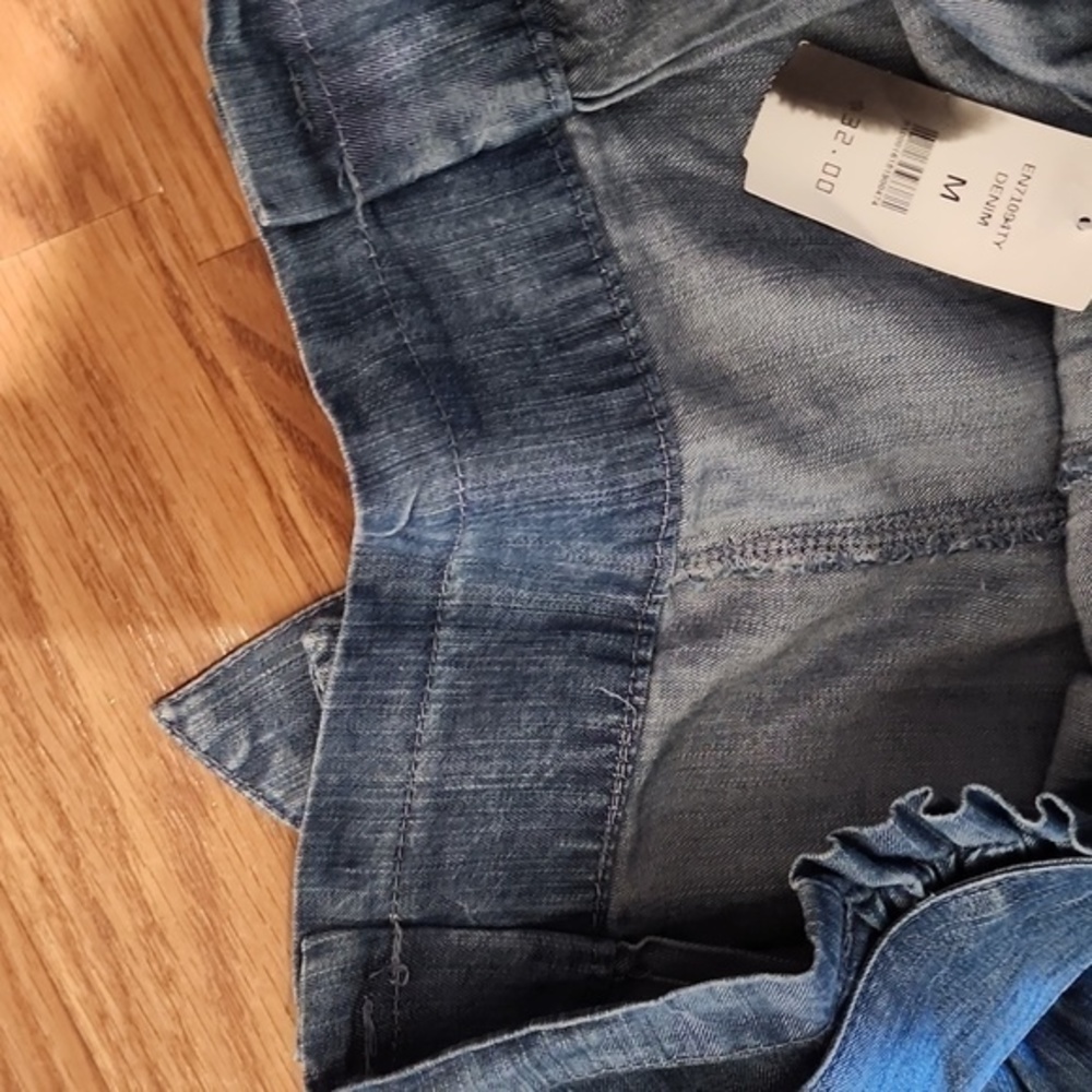 Encrime 100 % tencel shorts NWT removable belt - Picture 8 of 9